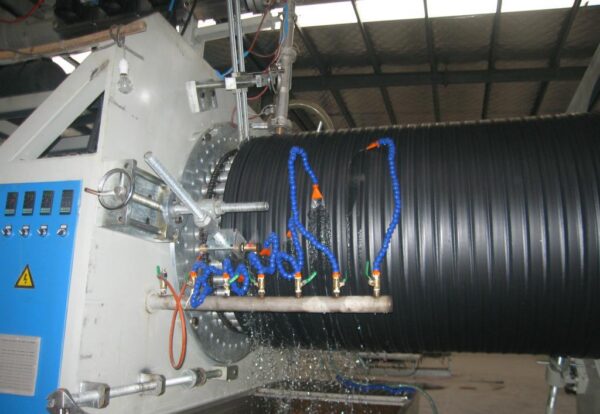 HDPE Huge Diameter Hollowness Wall Spiral Pipe Line